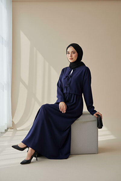 ENDAMIM Front-Tied Skirt Suit Cotton Lycra Soft Seasonal Fabric