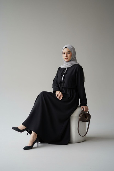 ENDAMIM Front-Tied Skirt Suit Cotton Lycra Soft Seasonal Fabric