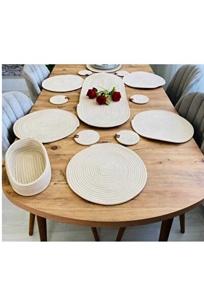 Hediyeninellitonu Wicker Supla Set, Handmade Wicker Supla, Special Design Supla, Stylish Supla, Bamboo Wicker Supla