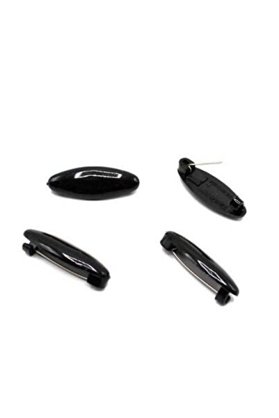 İnDerin Σετ με 4 μαύρες καρφίτσες για κασκόλ και σάλι