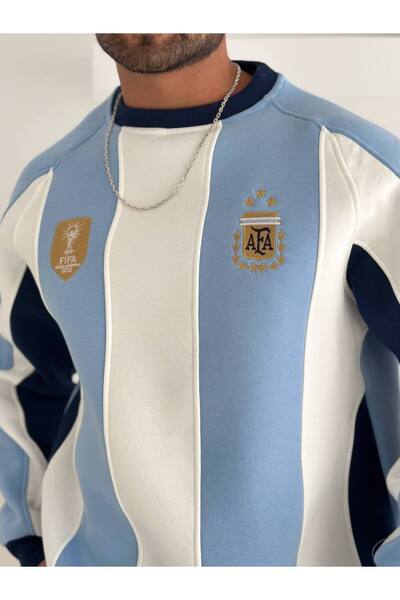 Genel Markalar Retro Arjantin Sweatshirt