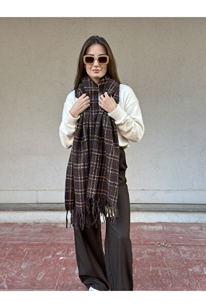 novon Regalia Studio Exclusive Cashmere Touch Cashmere Textured Special Design Women's Scarf / Shawl (200 X 70 cm)