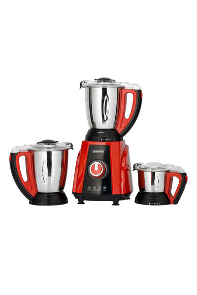 Geepas 3-in-1 Mixer Grinder GSB 44040 | 750 W Copper Motor, 3 Speed + Pulse Function | 1.5 L Blendin