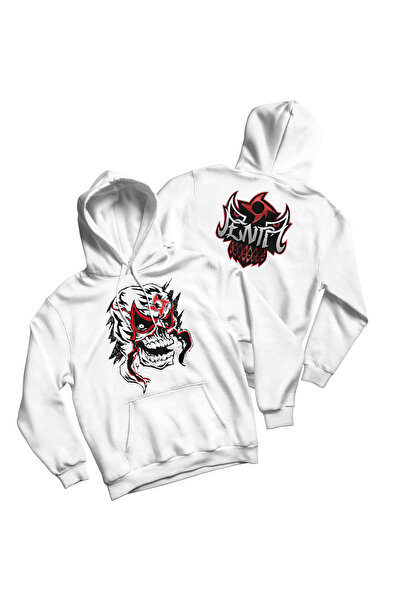 l'eivor Penta - Penta Mask Принтирана суитшърт с качулка и три ленти