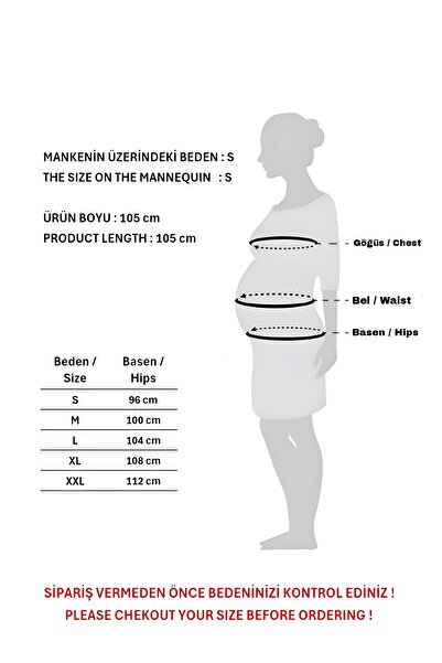 KATLİN MATERNİTY WEAR Pantaloni de sport cu talie reglabilă pentru gravidă, țesătură amestecată de bumbac lycra, talie înaltă, detaliu de cusătură în față