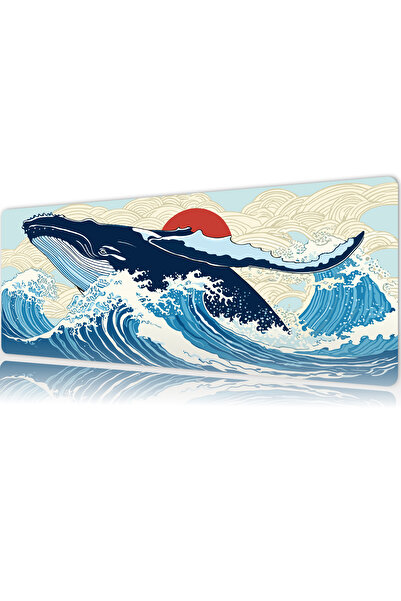urzuva Great Wave Whale 70X30 3MM Kalınlık Premium Gaming oyuncu mousepad, An...