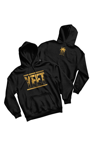 l'eivor Jey Uso - Hanorac cu glugă cu trei fire cu imprimeu Yeet