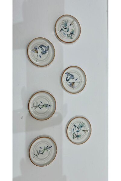 PORSER Verde Bloom 18 Piece Cake and Tea Set