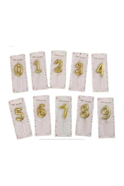 GENERAL'S شموع ارقام ذهبي