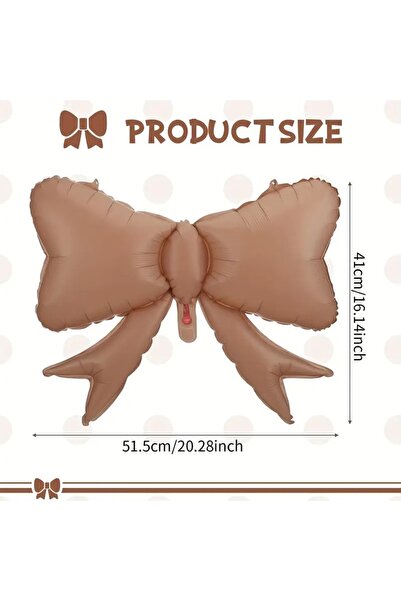 DÜVENCİ TİCARET 3 بالونات فويل على شكل فيونكة