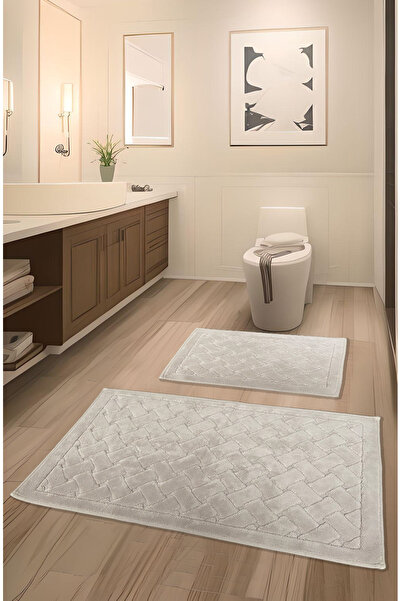 FeelHome Cappadocia Soft, Super Absorbent 2-Piece 100% Cotton Ultra-Luxury Bath Mat Set