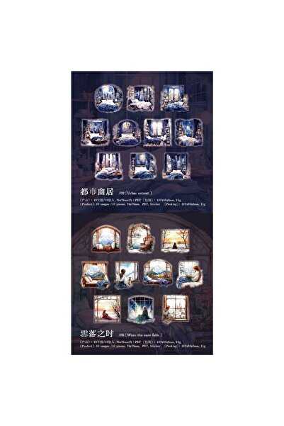 İthal Autocolant PET pentru fereastră W3-10 buc - Număr: 6