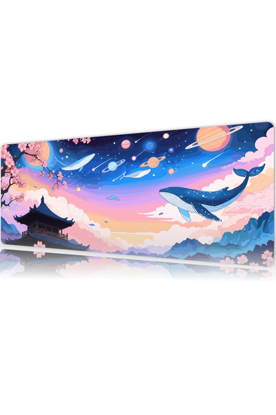 urzuva Galactic Sakura Second Gaming Oyuncu Mouse Pad 80x30 cm 3mm Mousepad