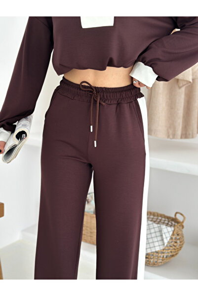 Lady Doll Γυναικείο σετ αθλητικής φόρμας με μαλακή υφή, άνετο ύφασμα Modal με γυριστό γιακά