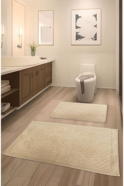 FeelHome Cappadocia Soft, Super Absorbent 2-Piece 100% Cotton Ultra-Luxury Bath Mat Set