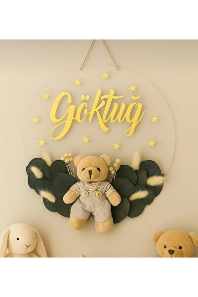 Gökçem hediyelik Ayıcıklı kapı süsü bebek odadı kapı süsü