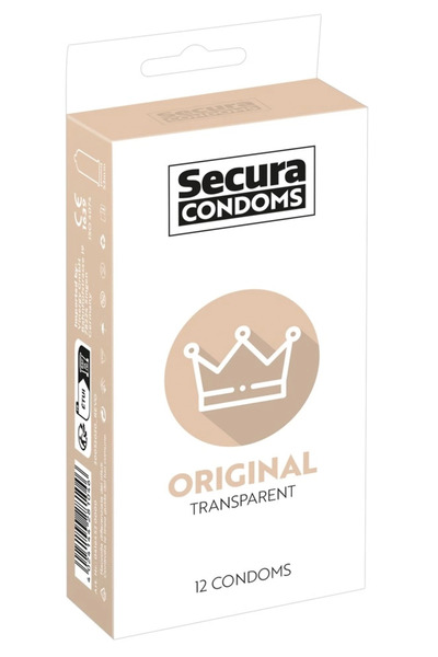 Other Secura Original - Classic Condoms with Wet Coating 12pcs Box