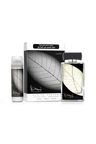 Lattafa perfumes لطافة نجدية عطر 100 مل + مزيل عرق 50 مل من الداخل
