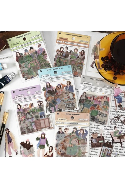 İthal W3-20 bucăți autocolant pentru agenda pentru fete și articole - Număr: 4