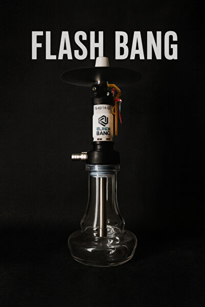 perfectmegastore FLASH BANG – 304L Çelik Masa Boy Nargile Takımı 38 cm Difüzö...