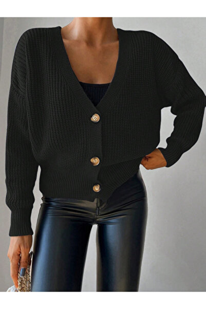 JANES    Button Detail Knitwear Blouse