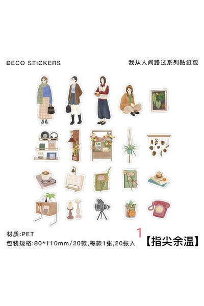 İthal W3-20 bucăți autocolant pentru agenda pentru fete și articole - Număr: 2