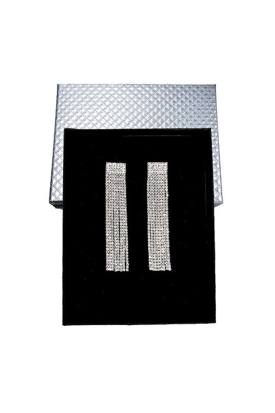 velve Cercei lungi, eleganti, Rina, cu opt siruri de pietre semipretioase, Ar...