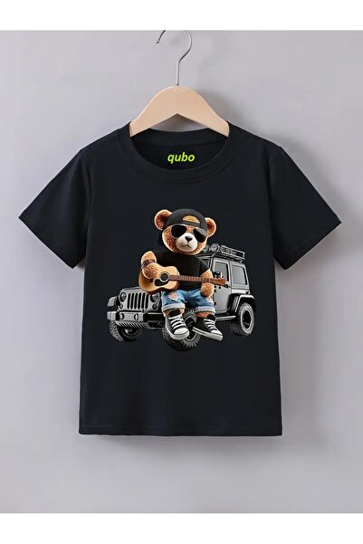 qubo sportswear & company qubo Unisex Oversize εμπριμέ βαμβακερό κοντομάνικο μπλουζάκι με λαιμόκοψη