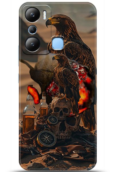 adveksiyon حافظة Infinix Hot 20i مطبوعة بدقة عالية - أنا عديم الدفاع عن النفس...