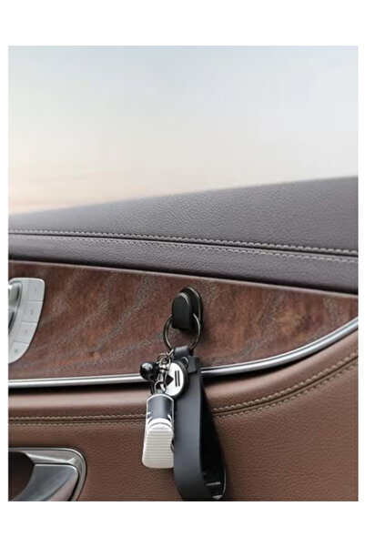 Fstyle 2-Piece Self-Adhesive Daily Snack Organizer Holder for Home and Car