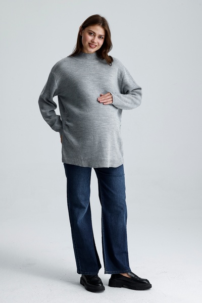 KATLİN MATERNİTY WEAR Hamile Boğazlı Yaka Triko Kazak