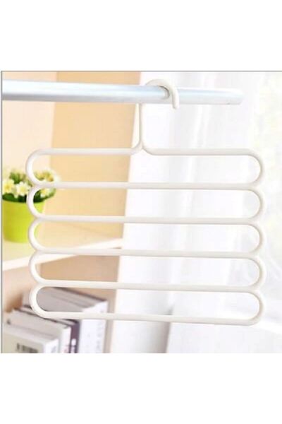 Karin Çok Fonksiyonlu Kaymaz 5 Katlı Pantolon,Şal,Eşarp Askısı