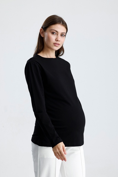 KATLİN MATERNİTY WEAR Maternity Long-Sleeved Cotton T-Shirt