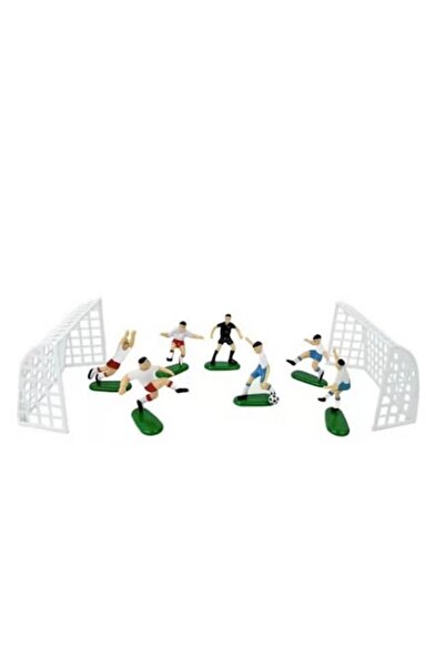 OEM Σετ 7 Χαρακτήρων για Διακόσμηση Τούρτων και Ζαχαροπλαστικής με Θέμα Ποδοσφαιρικού Αγώνα