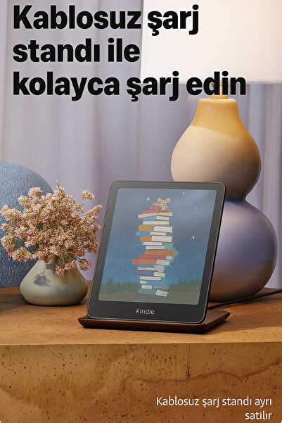 Amazon Kindle Colorsoft Signature (2025) 32 GB, Renkli Ekranlı ve Ayarlanabilir Sıcak Işıklı, Metalik Siyah