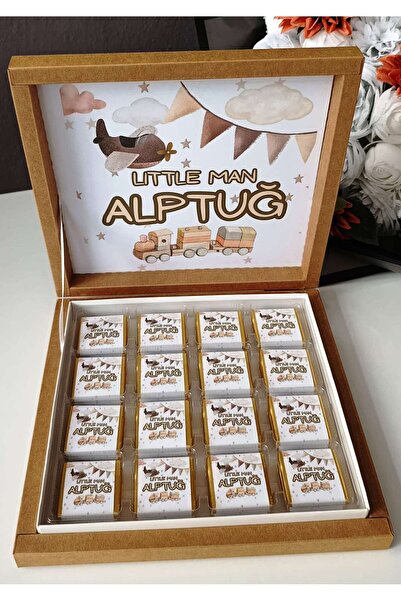 Beyaz Gelincik Tasarım Hediyelik Bebek Çikolatası, Bebek Çikolatası, Bebek Çi...