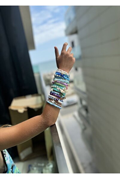 THK Handmade bracelet, Lucky Shell from Gokceada by Alessia Ioana, unique, pink color, sand