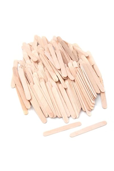 SHOPIENS Betisoare Lemn, Arts & Crafts, 5.5x0.5cm, Set 200 Bucati, Culoare Na...