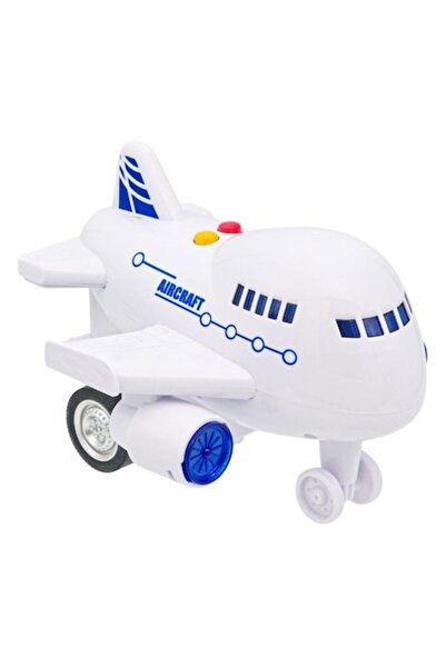 SHOPIENS Avion Jumbo, Aeronavă, Sunet și Lumini, Mișcare, Alb, MYONNA IT & E-...