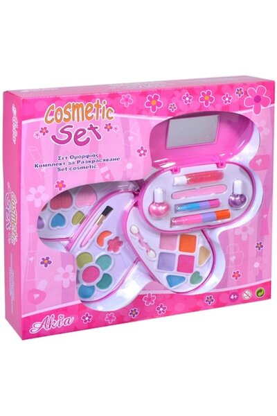 MYONNA IT & E- COMMERCE Akira Children's Makeup Set, 4 Palettes, Multicolor