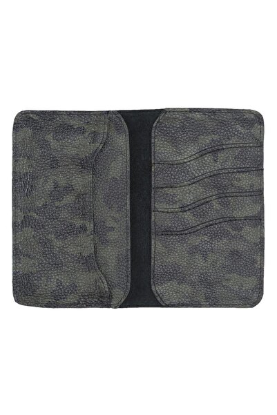 GP IGUANA Leony 6.1 Inch Compatible Leather Card Holder Case Camouflage Green