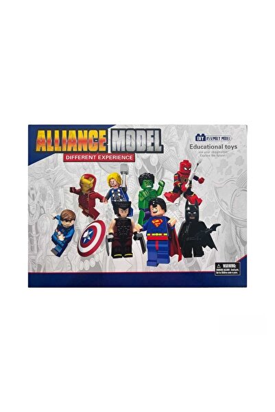 Virtual Trend Set of 12 Virtual Trend® figures, Super Hero Alliance, Multicolor, 5 cm