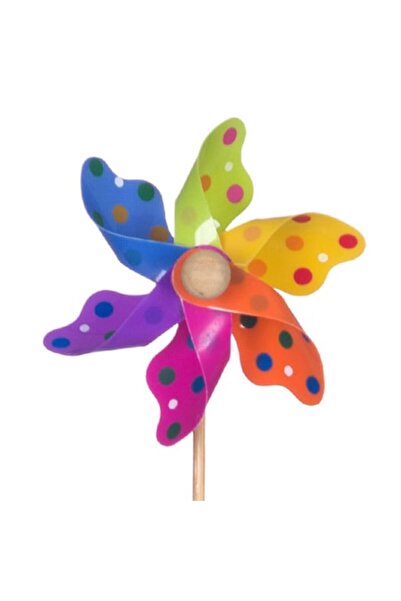 MYONNA IT & E- COMMERCE Polka Model Windmill, Multicolor, 27 cm