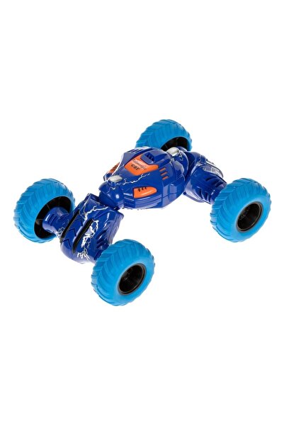 SHOPIENS Stunt Action Car, Twisting Conqueror Model, Blue Color, Size 14.5 cm, MYONNA IT & E-COMMERCE ®