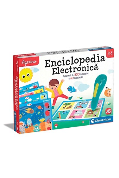 SHOPIENS Joc Educativ Clementoni, Agerino Enciclopedia Electronica, 30 Carton...
