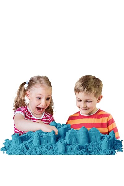 MYONNA IT & E- COMMERCE Set Kinetic Sand - Vehicule, Albastru, 650g (MYONNA)