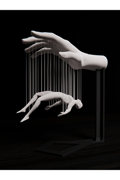 jeane home decor Soyut Sanat Askıda Adam Figürü Dekoratif Hediyelik Ev Ofis