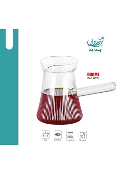 DLC Glass Teapot 0.9 Liter