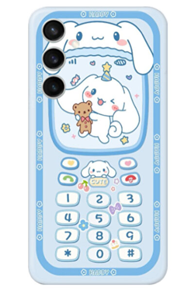 Newon غطاء حماية للهاتف مطبوع عليه Cinanmoroll لهاتف Galaxy A24 متوافق