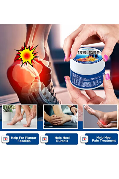 HBESTY Pain Relief Cream, HeelAid Plantar Fasciitis Brush-On Heel Pain Relief